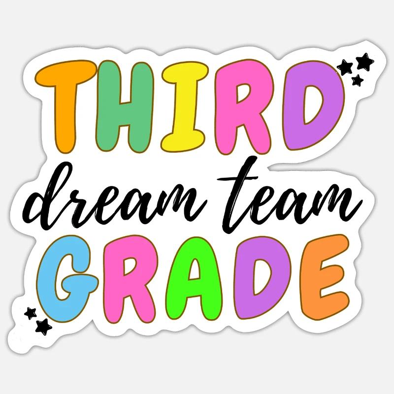 Third Dream Team Grade Sticker size S (10 x 10 cm)