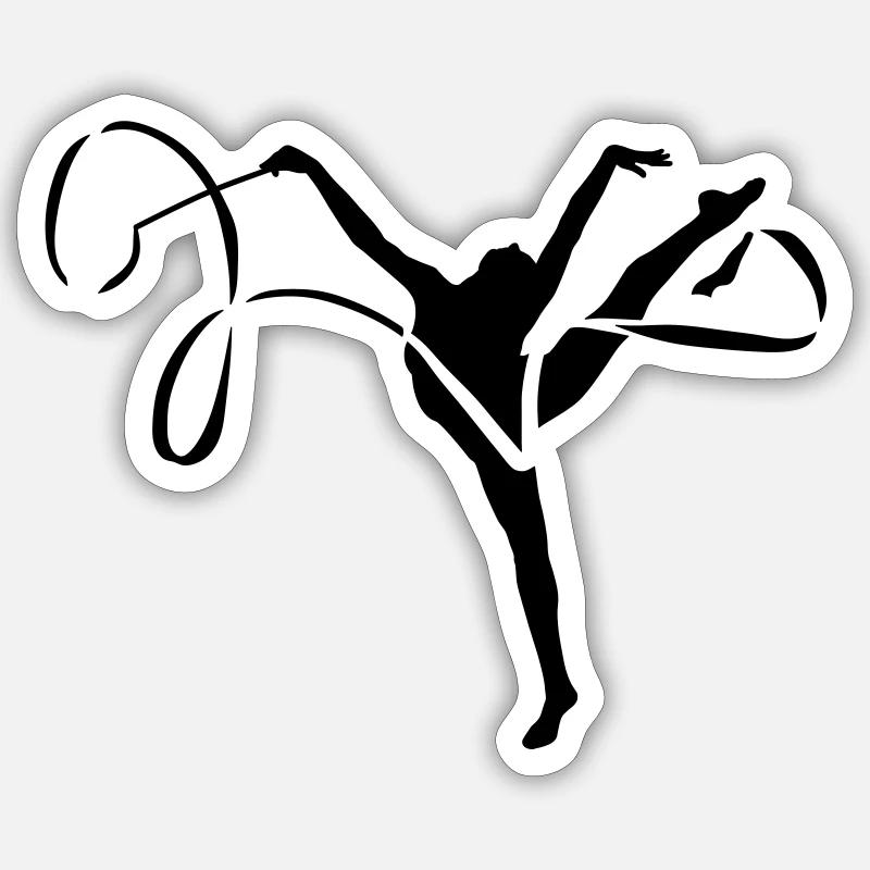 Gymnastics Band Sticker size S (10 x 10 cm)