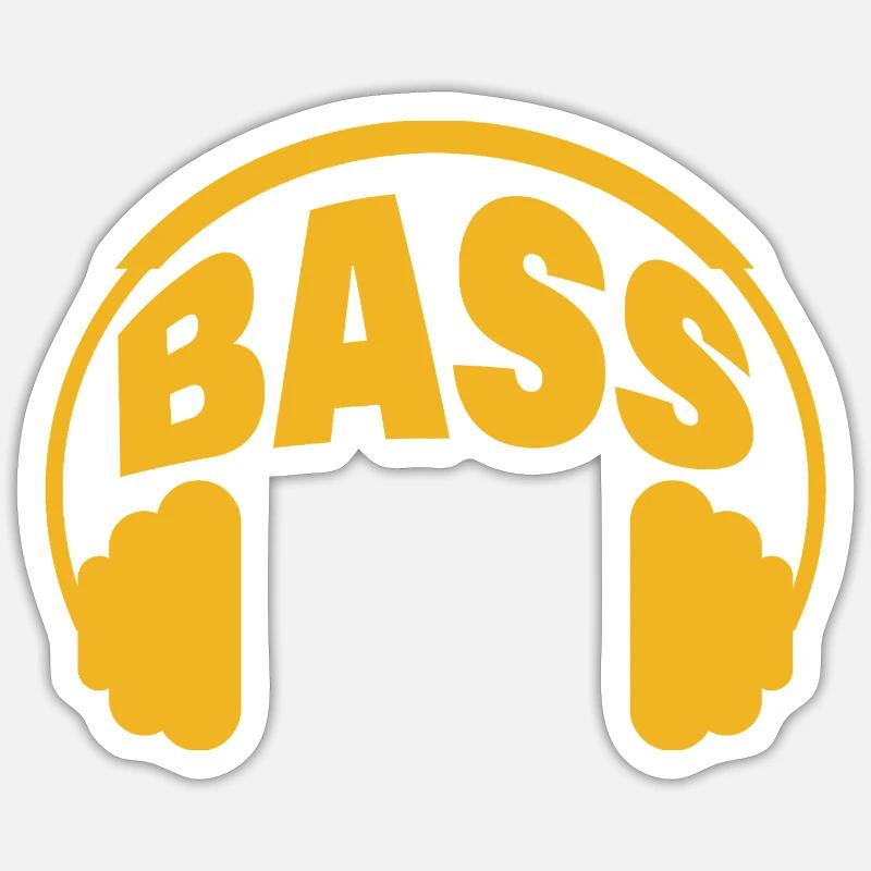 Basse Sticker taille S (10 x 10 cm)