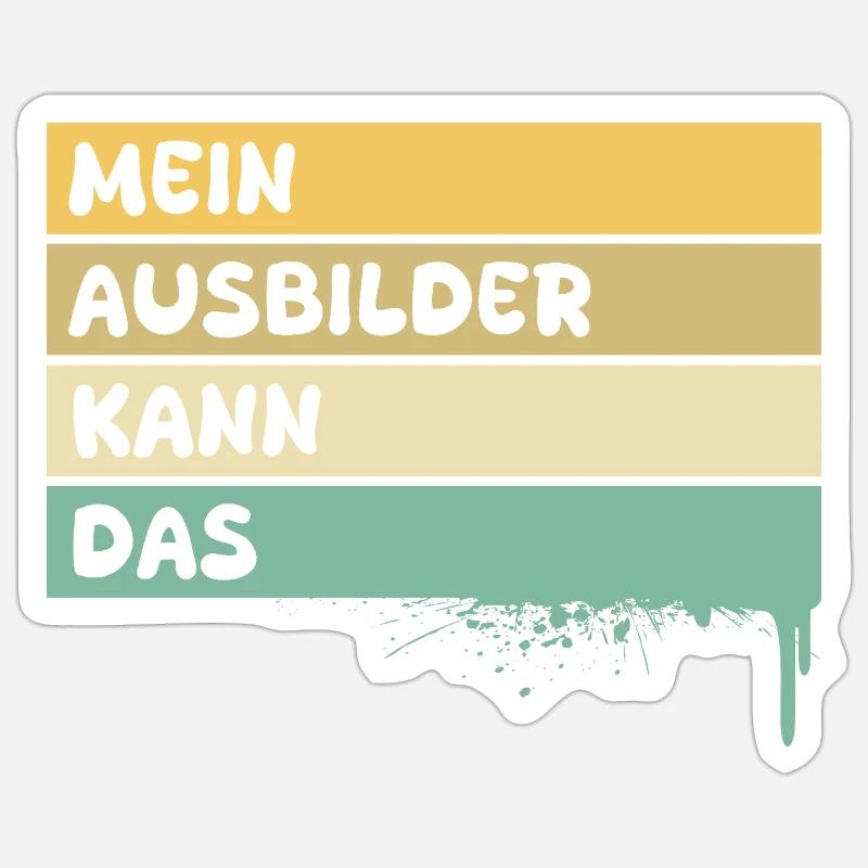 Craftsman Instructor - Sticker size S (10 x 10 cm) - white matte