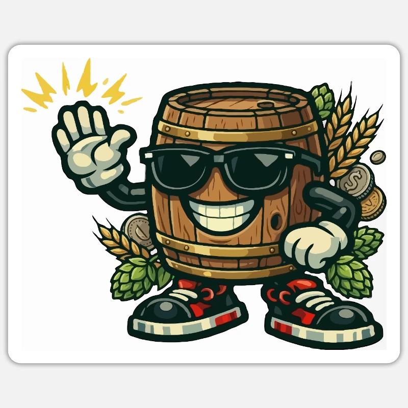 Sticker Größe S (10 x 10 cm) - 