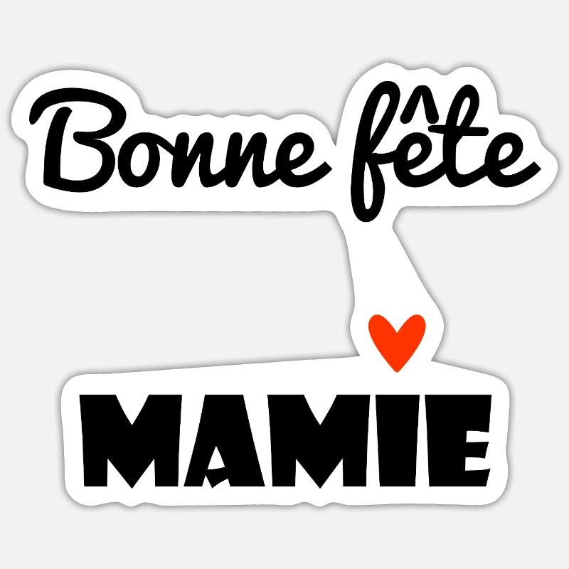 OMA. MAMA. GROSSMUTTER. MUTTERTAG. PARTEI Sticker Größe S (10 x 10 cm)