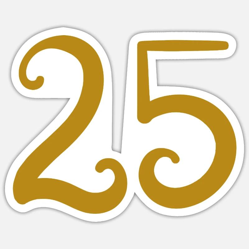25 - Sticker taille S (10 x 10 cm) - blanc mat