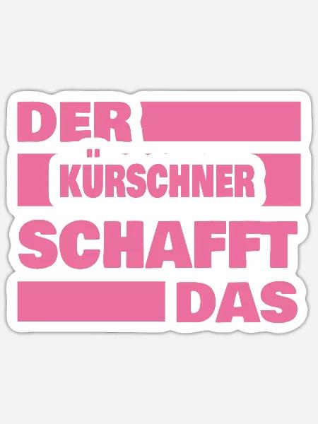 Beruf Kuerschner - Sticker Größe S (10 x 10 cm) - Mattweiß