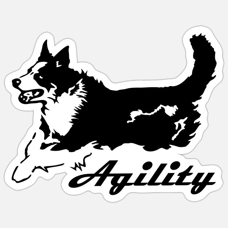 Agilité Sticker taille S (10 x 10 cm)