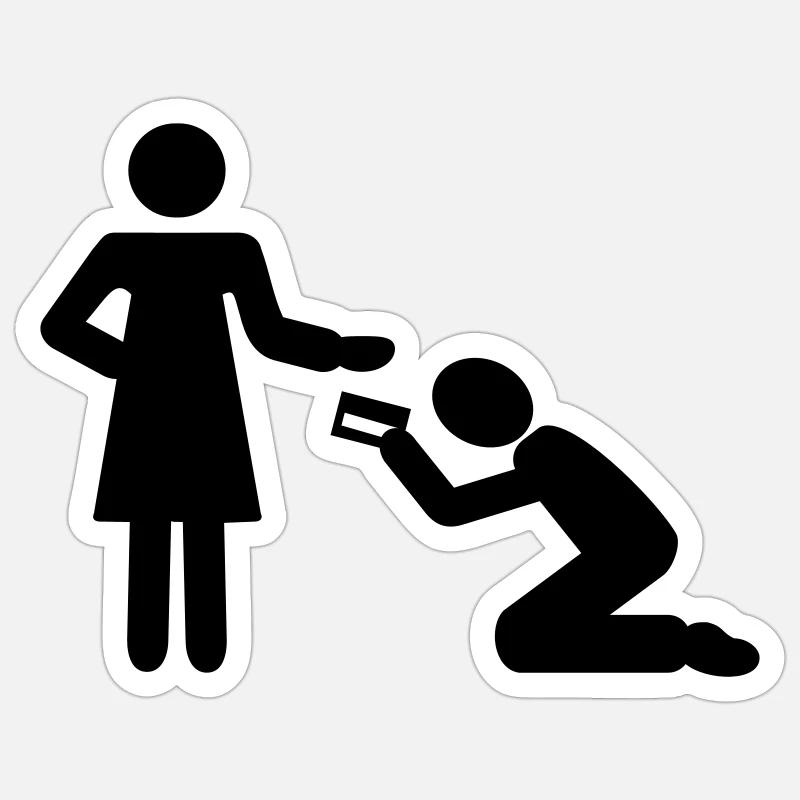 Sticker Größe S (10 x 10 cm) - 