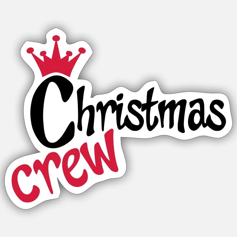 Super design pour Noël - Sticker taille S (10 x 10 cm) - blanc mat