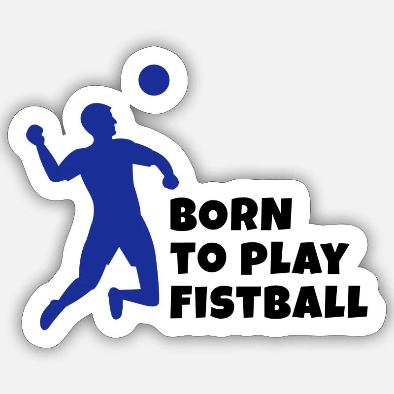 Faustball Sticker Größe S (10 x 10 cm)