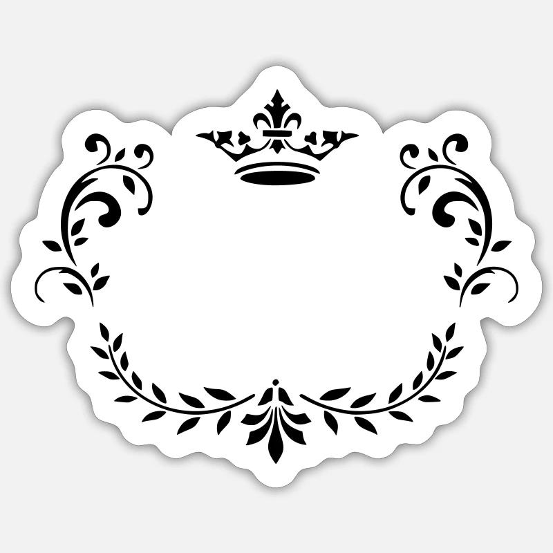 Couronne Sticker taille S (10 x 10 cm)