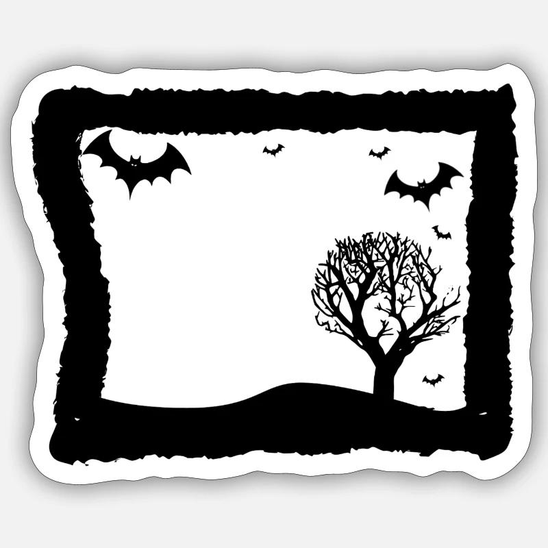 bats Sticker size S (10 x 10 cm)
