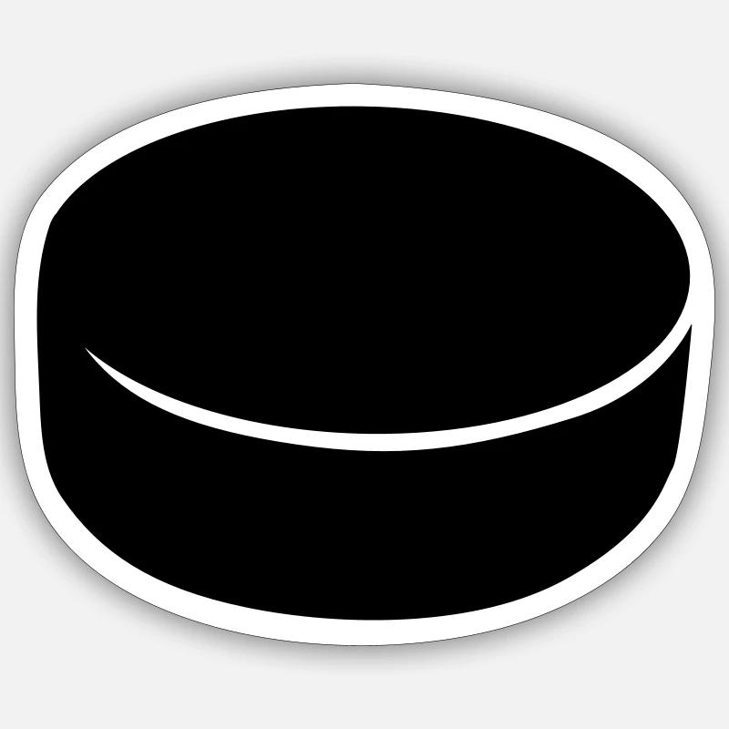 Puck Eishockey Sticker Größe S (10 x 10 cm)