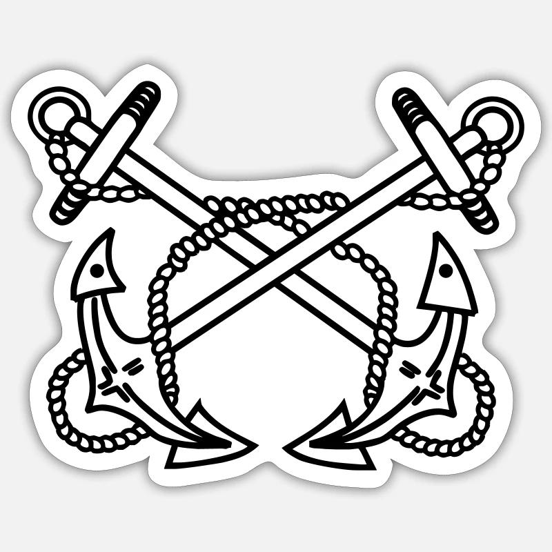 anchor Sticker size S (10 x 10 cm)