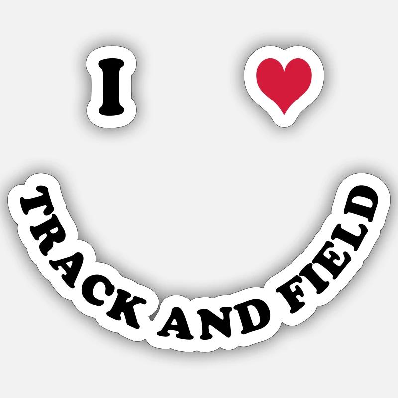 Athletics Sticker size S (10 x 10 cm)