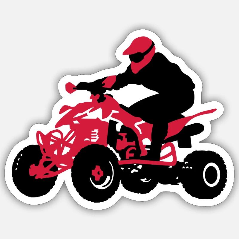 quad Sticker size S (10 x 10 cm)