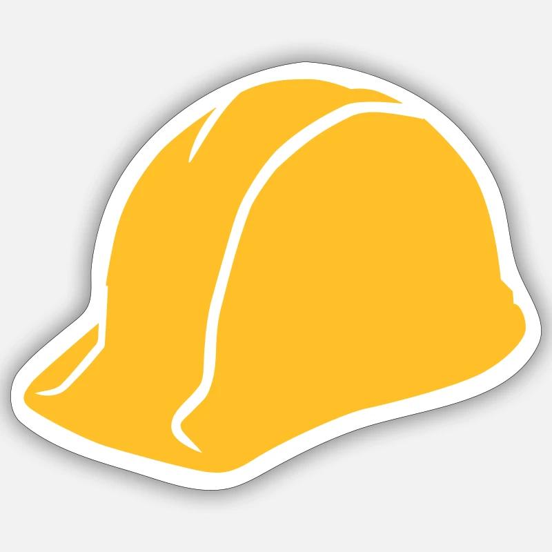 Casque - Sticker taille S (10 x 10 cm) - blanc mat