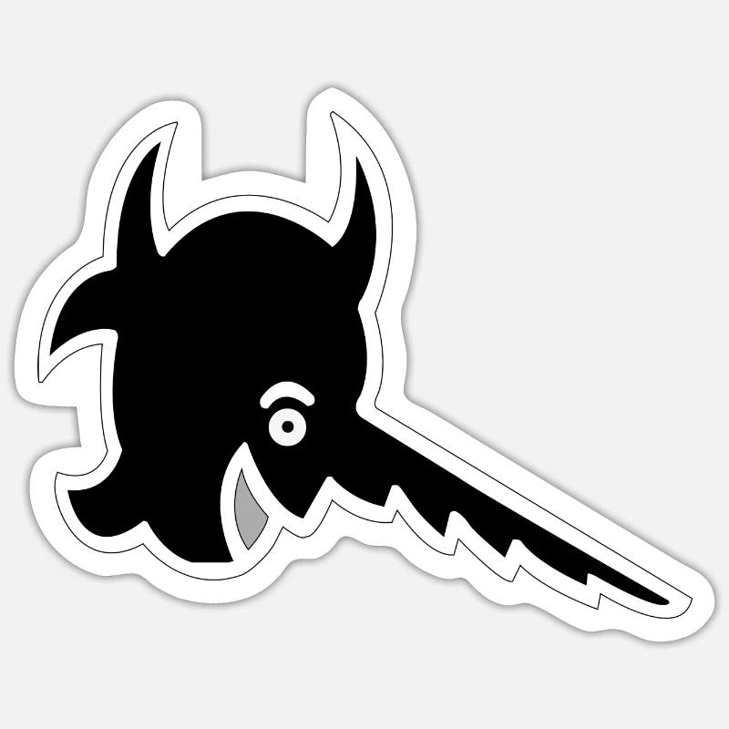 Swordfish Sticker size S (10 x 10 cm)