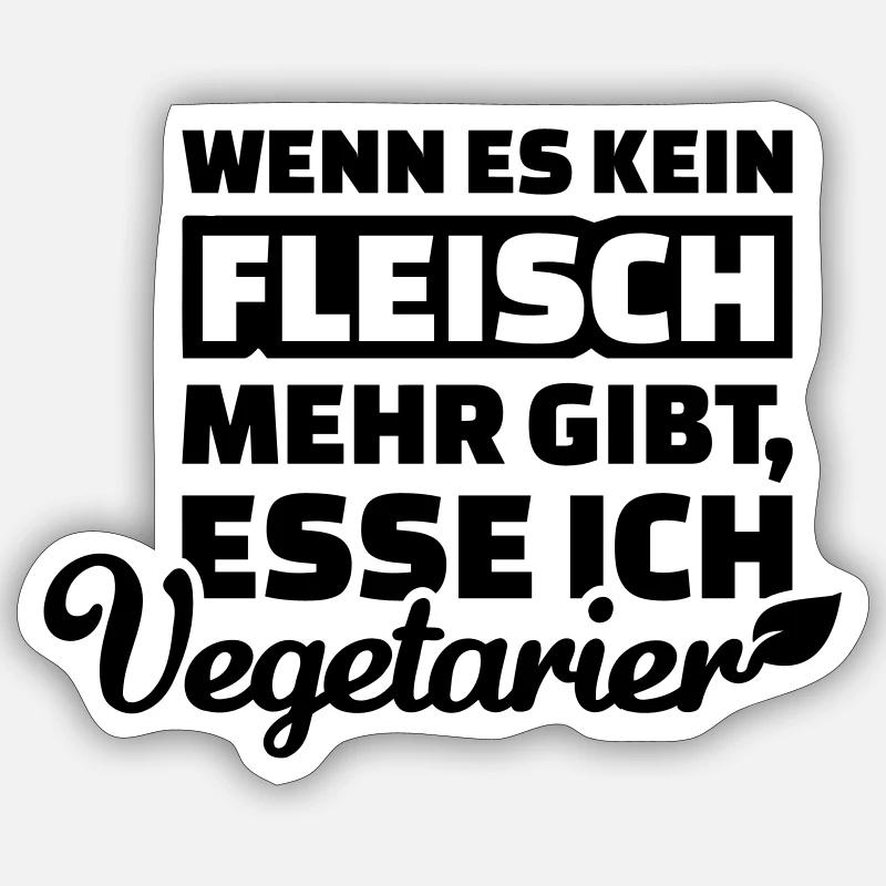 Fleisch Sticker Größe S (10 x 10 cm)