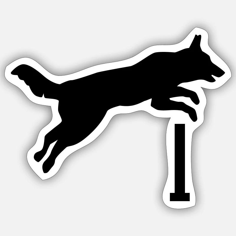 Agility - Sticker size S (10 x 10 cm) - white matte
