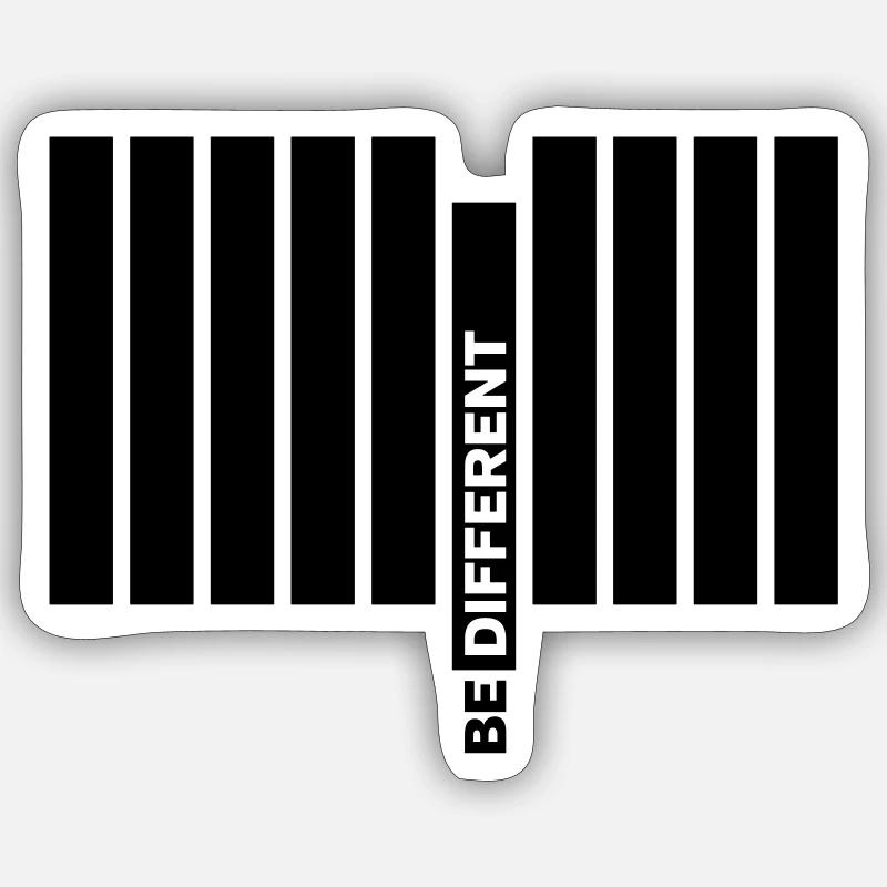 Be Different Sticker Größe S (10 x 10 cm)