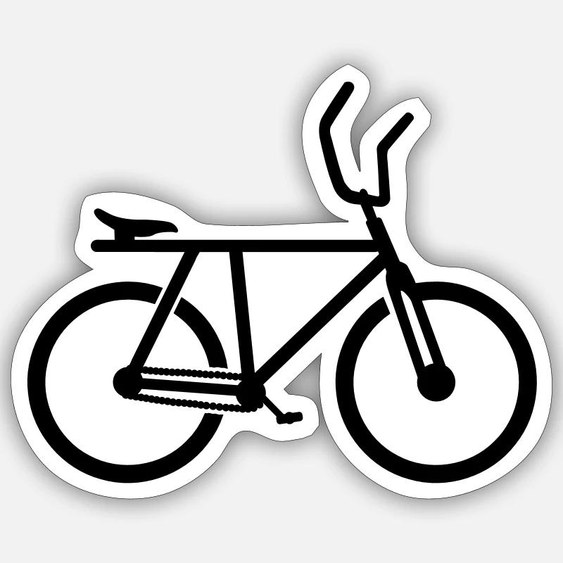 Cycle ball - Sticker size S (10 x 10 cm) - white matte