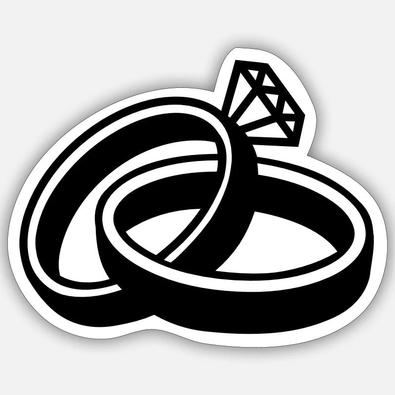 Rings Sticker size S (10 x 10 cm)