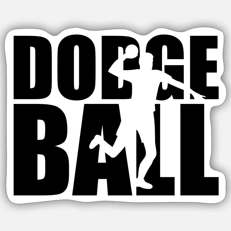 Dodgeball Sticker size S (10 x 10 cm)