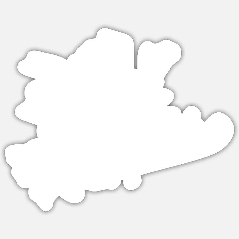 Cavalier de snowboard de saut Sticker taille S (10 x 10 cm)