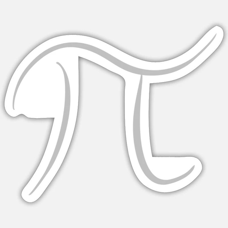 pi Sticker size S (10 x 10 cm)
