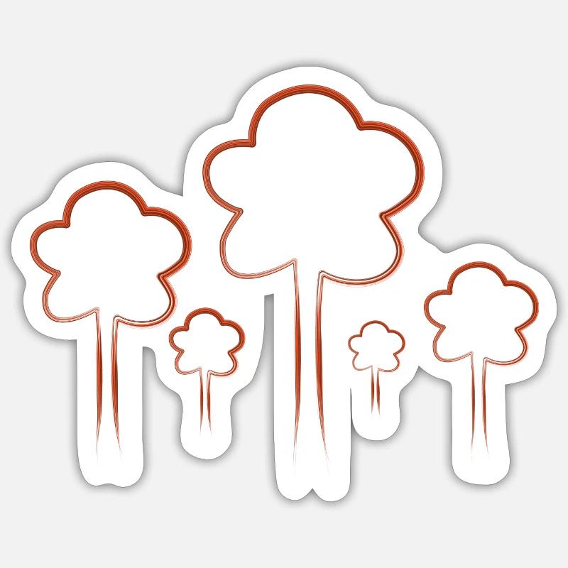 tree Sticker size S (10 x 10 cm)