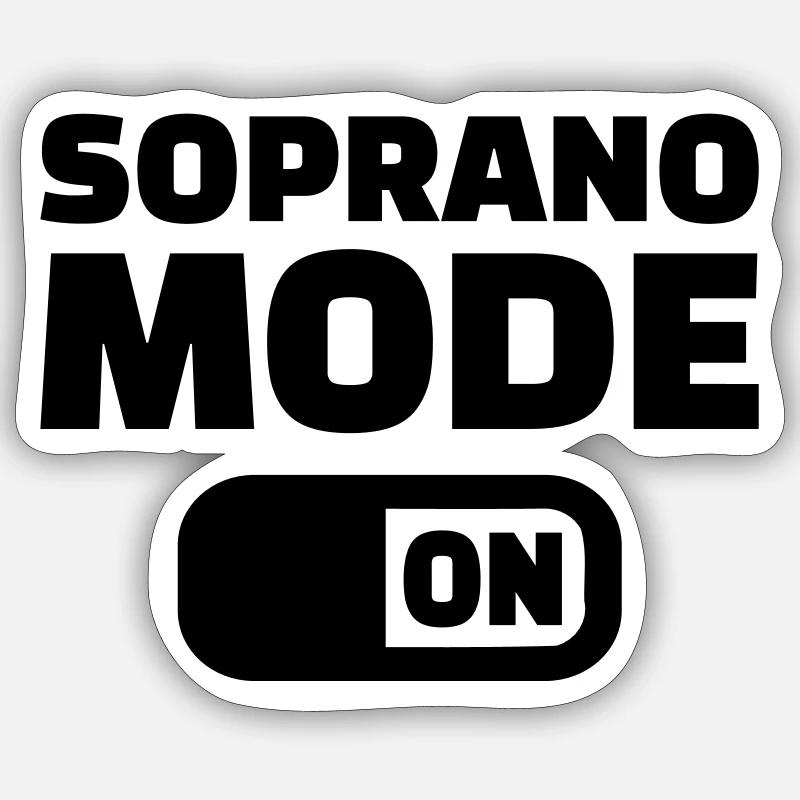 chorale - Sticker taille S (10 x 10 cm) - blanc mat