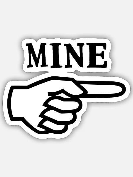 - Sticker Größe S (10 x 10 cm) - Mattweiß