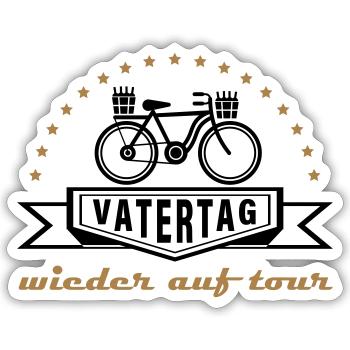 Vatertag Herrentag Himmelfahrt Tour - Sticker Größe S (10 x 10 cm) - Mattweiß - Vorne
