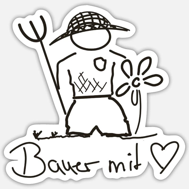 Sticker Größe S (10 x 10 cm) - 