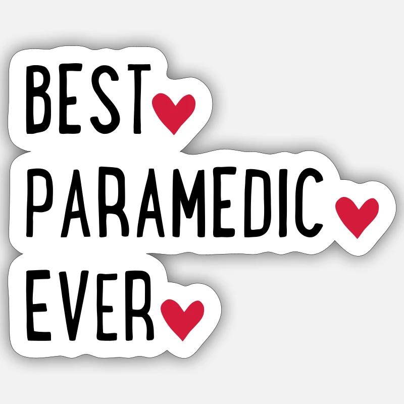 ambulancier Sticker taille S (10 x 10 cm)