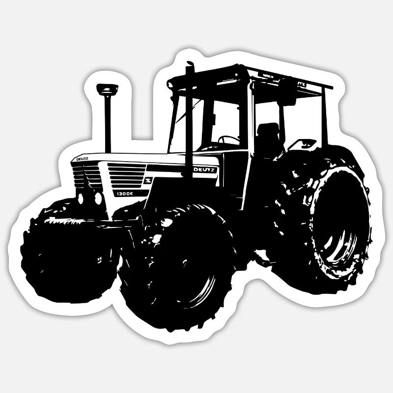 Deutz 13006 Spécial - Sticker taille S (10 x 10 cm) - blanc mat