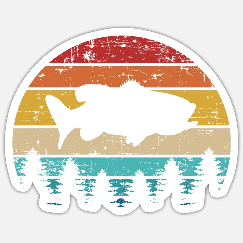 perch - Sticker size S (10 x 10 cm) - white matte