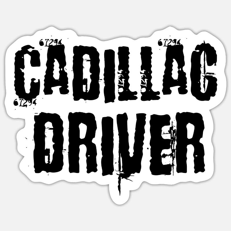 Caddy driver - Sticker Größe S (10 x 10 cm) - Mattweiß