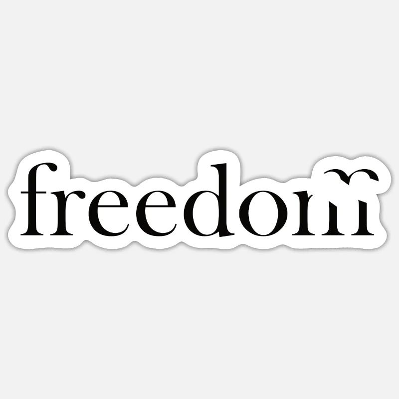 Liberté Sticker taille S (10 x 10 cm)