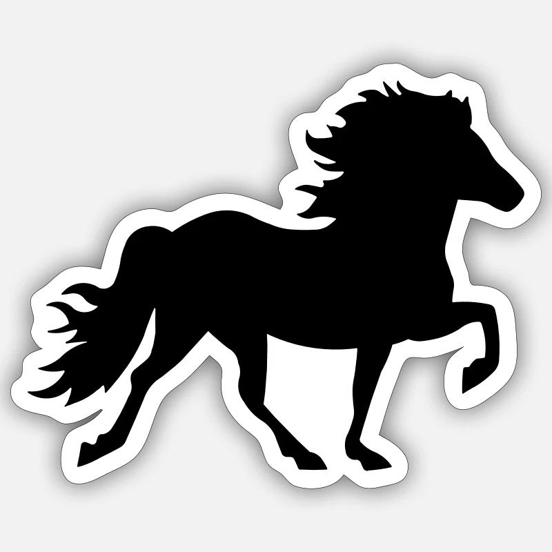 PAYS DE L’ISLAND - Sticker taille S (10 x 10 cm) - blanc mat