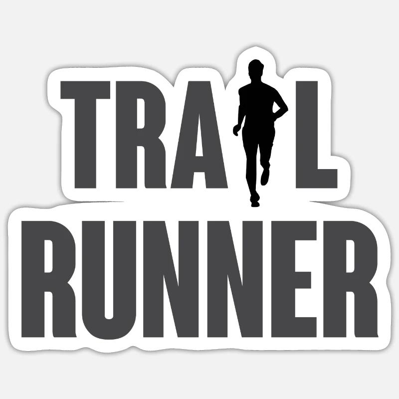 Trail Runner Sticker size S (10 x 10 cm)