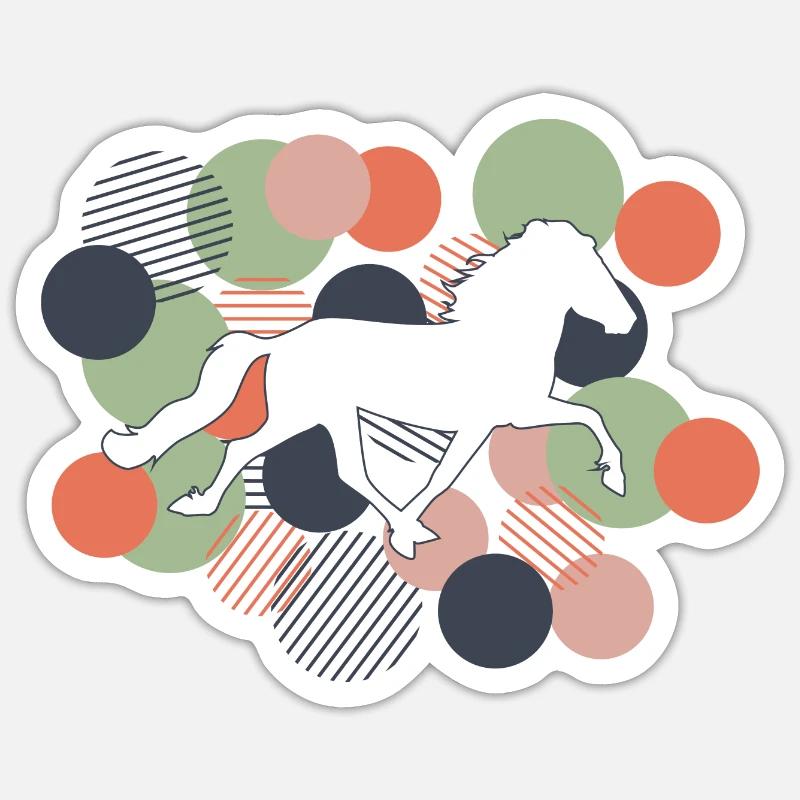 Pattern Isi - Sticker size S (10 x 10 cm) - white matte