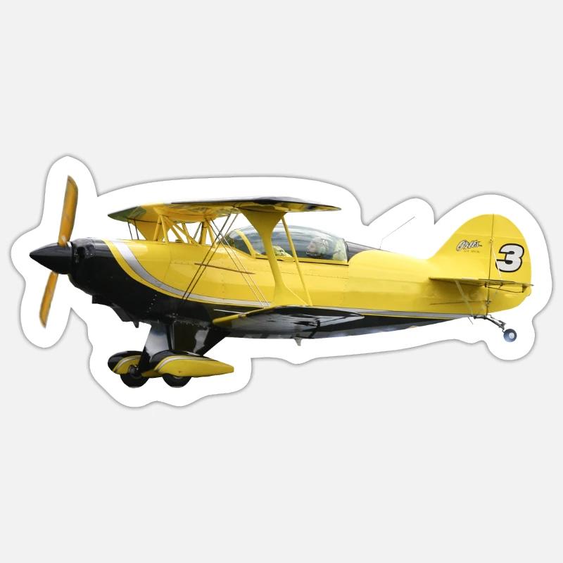 Pitts S2B Sticker Größe S (10 x 10 cm)