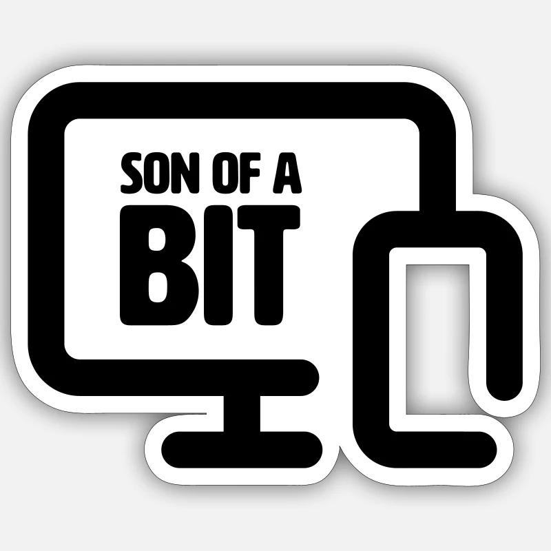 Fils d'un peu Sticker taille S (10 x 10 cm)