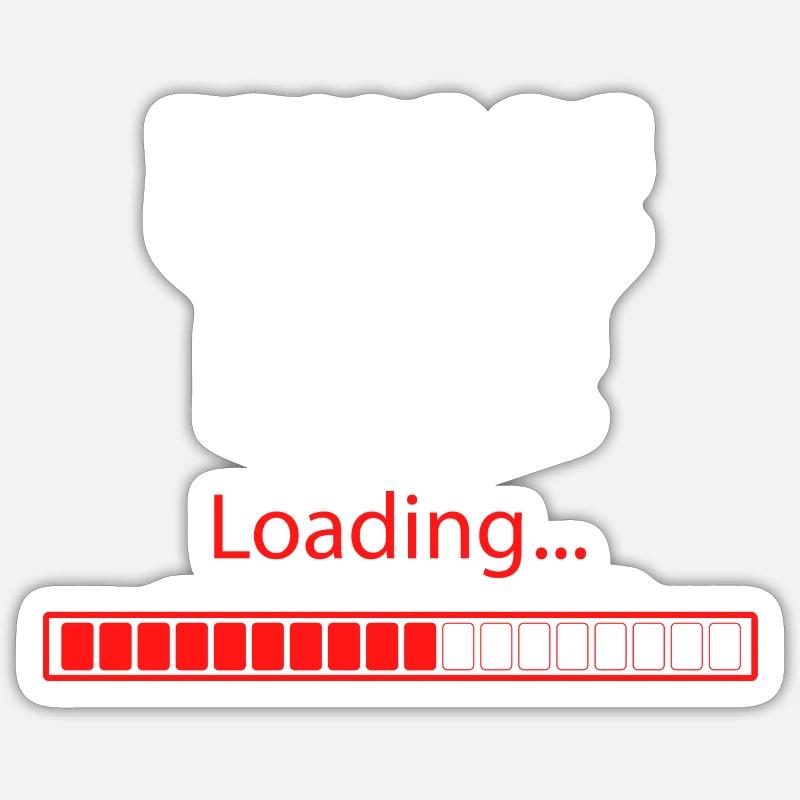 Prise de masse loading Sticker taille S (10 x 10 cm)