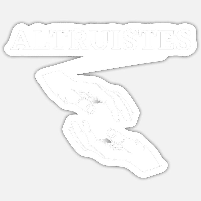 Altruistic - Sticker size S (10 x 10 cm) - white matte