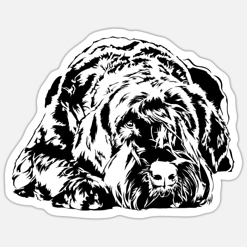 Chien de suceur géant IGP Wilsigns Chiens Sticker taille S (10 x 10 cm)