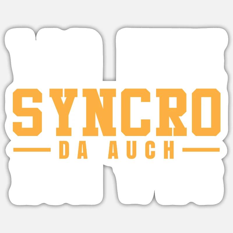 Wo ein Syncro da auch ein Weg - Sticker Größe S (10 x 10 cm) - Mattweiß