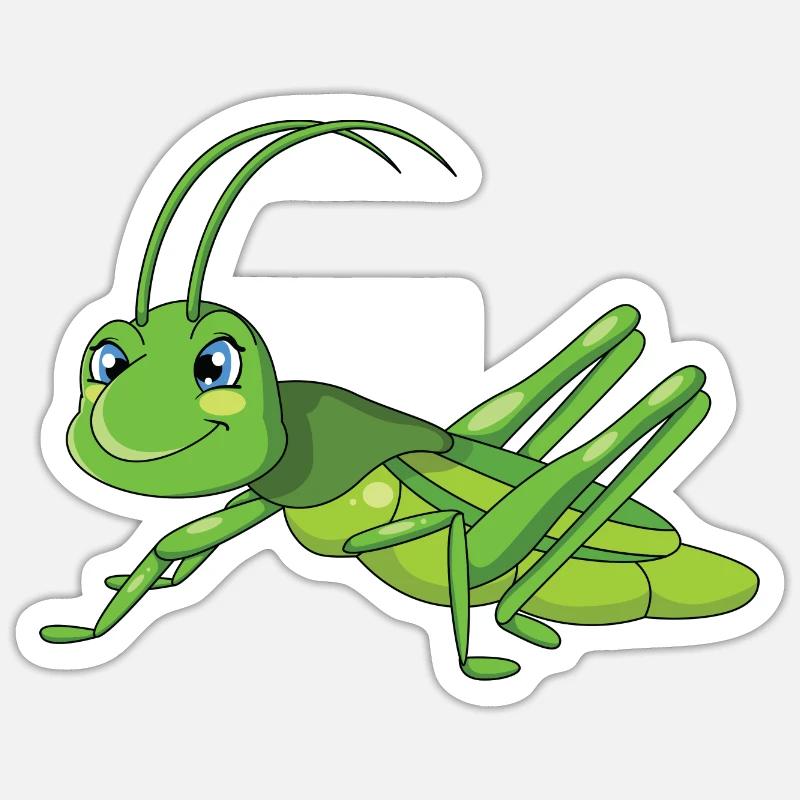 Grasshopper Sticker size S (10 x 10 cm)