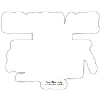 Braunlage ist wie New York - Sticker Größe S (10 x 10 cm) - Mattweiß - Vorne