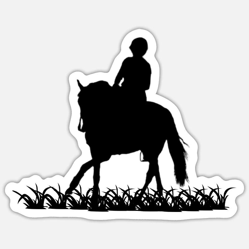 Cheval Sticker taille S (10 x 10 cm)